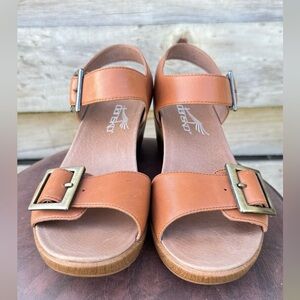 Dansko Women's Brown Leather Sandals
